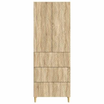 Schrankset 2 stk. 66 x 34,5 x 90 cm Holzwerkstoff Sonoma-Eiche