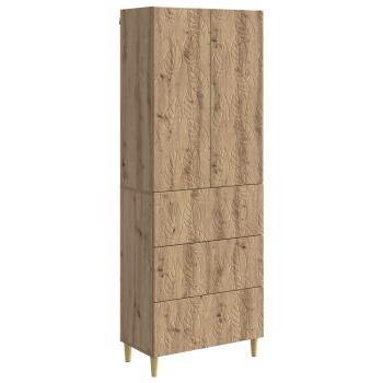 Schrankset 2 stk. 66 x 34,5 x 90 cm Holzwerkstoff Artisan-Eiche