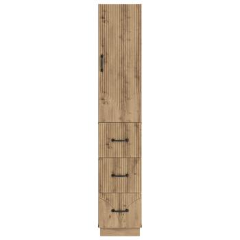 Schrankset 2 stk. 33 x 34,5 x 87 cm Holzwerkstoff Artisan-Eiche