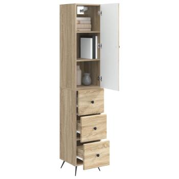 Schrankset 2 stk. 34,5 x 34,5 x 90 cm Holzwerkstoff