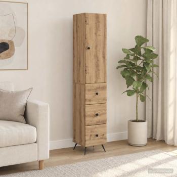 ARDEBO.de - Schrankset 2 stk. 34,5 x 34,5 x 90 cm Holzwerkstoff