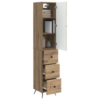 Schrankset 2 stk. 34,5 x 34,5 x 90 cm Holzwerkstoff
