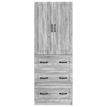 Schrankset 2 stk. 66 x 34,5 x 87 cm Holzwerkstoff Sonoma-Grau
