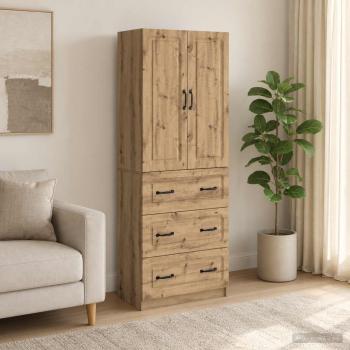 ARDEBO.de - Schrankset 2 stk. 66 x 34,5 x 87 cm Holzwerkstoff Artisan-Eiche