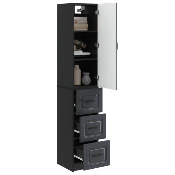 Schrankset 2 stk. 33 x 34,5 x 87 cm Holzwerkstoff Schwarz
