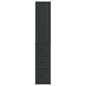 Schrankset 2 stk. 33 x 34,5 x 87 cm Holzwerkstoff Schwarz