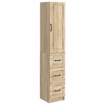 Schrankset 2 stk. 33 x 34,5 x 87 cm Holzwerkstoff Sonoma-Eiche