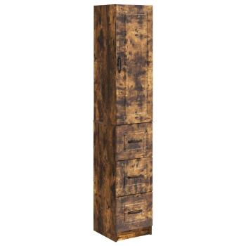 Schrankset 2 stk. 33 x 34,5 x 87 cm Holzwerkstoff Räuchereiche