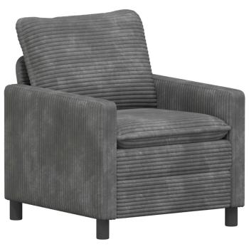 Sofa Set 2 stk. Hellgrau Polyester