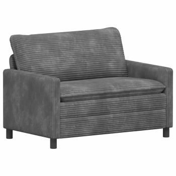Sofa Set 2 stk. Hellgrau Polyester