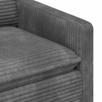 Sofa Set 2 stk. Hellgrau Polyester