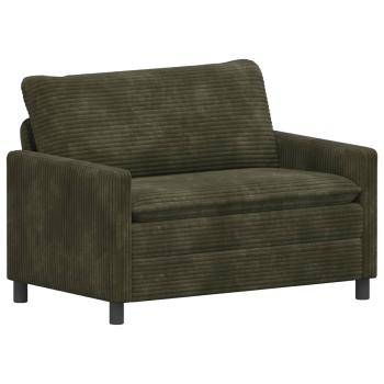 Sofa Set 2 stk. Grün Polyester