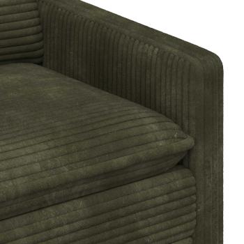 Sofa Set 2 stk. Grün Polyester