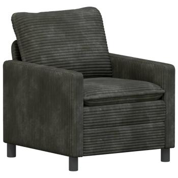 Sofa Set 2 stk. Anthrazit Polyester