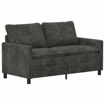 Sofa Set 2 stk. Anthrazit Polyester