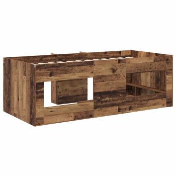 Hochbett für Kinder Altholz 98,5 x 200 cm Holzwerkstoff
