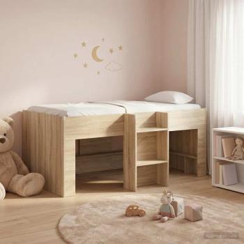 ARDEBO.de - Hochbett für Kinder Sonoma-Eiche 80 x 160 cm Holzwerkstoff