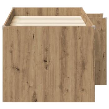 Hochbett für Kinder Artisan-Eiche 80 x 160 cm Holzwerkstoff