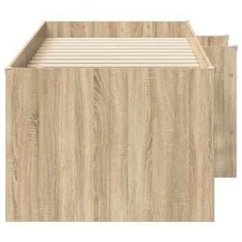 Hochbett für Kinder Sonoma-Eiche 90 x 190 cm Holzwerkstoff