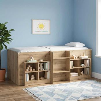 ARDEBO.de - Hochbett für Kinder Artisan-Eiche 75 x 190 cm Holzwerkstoff