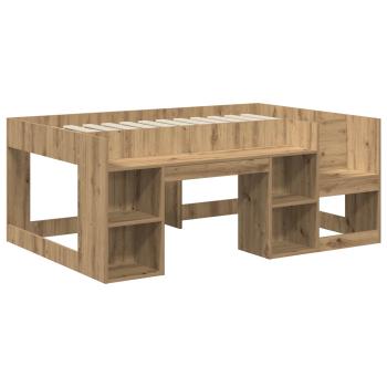 Kinderbettgestell mit Stauraum Artisan-Eiche 80 x 160 cm