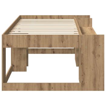Kinderbettgestell mit Stauraum Artisan-Eiche 75 x 190 cm