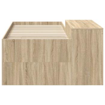 Hochbett mit Schreibtisch für Kinder Sonoma-Eiche 80 x 200 cm