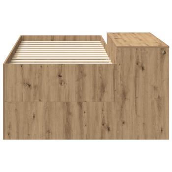 Hochbett mit Schreibtisch für Kinder Artisan-Eiche