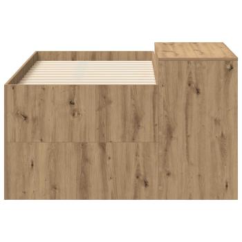 Hochbett mit Schreibtisch für Kinder Artisan-Eiche