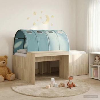 ARDEBO.de - Hochbett mit Schreibtisch für Kinder 3 Stk. Holzwerkstoff