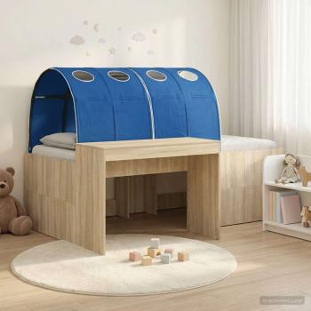 ARDEBO.de - Hochbett mit Schreibtisch für Kinder 3 Stk. Holzwerkstoff
