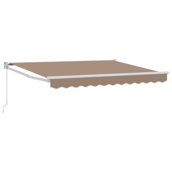 Ausziehbare Markise Taupe 3,5 x 2 m