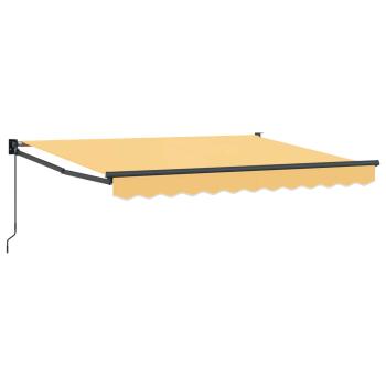 Ausziehbare Markise Sand 3 x 2,5 m 100% Polyester und Aluminium