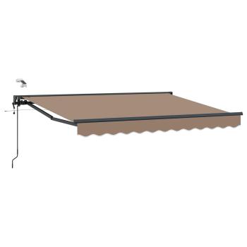 Elektrische ausziehbare Markise Taupe 5 x 3,5 m