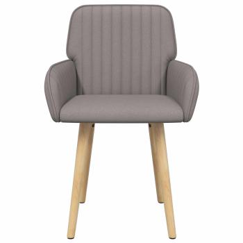 Esszimmerstühle 4 Stk. Stoff Taupe 56,5 x 50 x 87,5 cm
