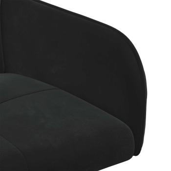 Esszimmerstühle 4 Stk. Samt Schwarz 59 x 56,5 x 86 cm