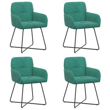 Esszimmerstühle 4 Stk. Samt Türkis 59 x 56,5 x 86 cm