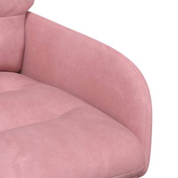 Esszimmerstühle 4 Stk. Samt Rosa 59 x 59,5 x 90 cm