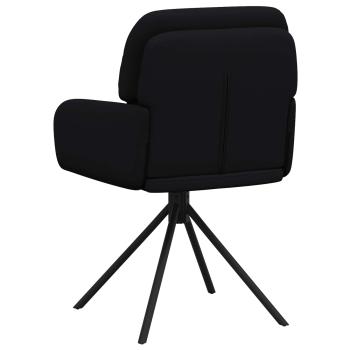 Drehstuhl Esszimmer 4 Stk. Kunstleder Schwarz 59 x 59,5 x 90 cm