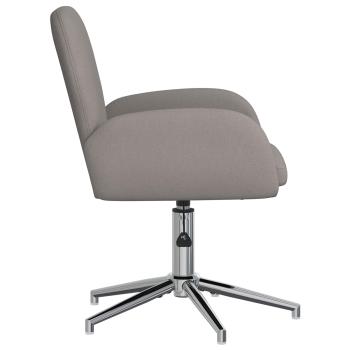 Bürostühle 2 Stk. 54 x 58 x 90 cm Taupe Stoff