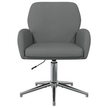 Bürostühle 4 Stk. 54 x 58 x 90 cm Dunkelgrau Stoff