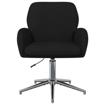 Bürostühle 6 Stk. 54 x 58 x 90 cm Schwarz Stoff