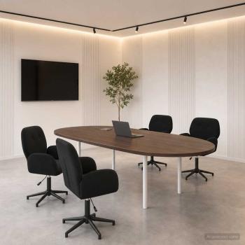 ARDEBO.de - Bürostühle 4 Stk. 54 x 55 x 90 cm Schwarz Samt