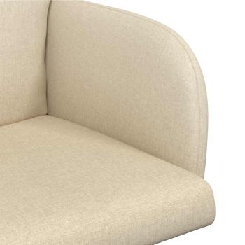 Esszimmerstühle 4 Stk. Stoff Creme 60 x 56 x 96 cm