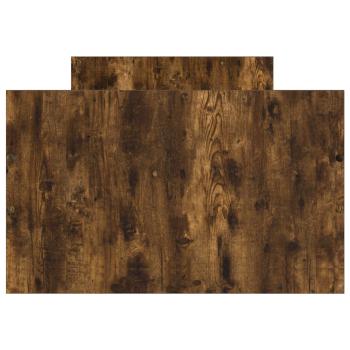 Bettrahmen mit Schubladen Geräucherte Eiche Holzwerkstoff