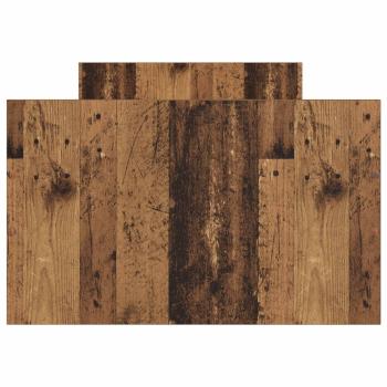 Bettrahmen mit Schubladen mit Kopfteil Altholz Holzwerkstoff