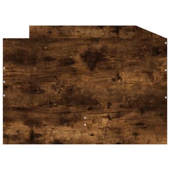 Bettrahmen mit Speicher Geräucherte Eiche Massives Kiefernholz