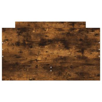 Bettrahmen Geräucherte Eiche Holzwerkstoff