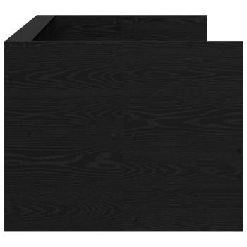 Tagesbett mit Schubladen mit Regal Schwarze Eiche Holzwerkstoff