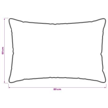 Bettwäsche-Set Weiß 220 x 240 cm Baumwolle, Bambus, Polyester